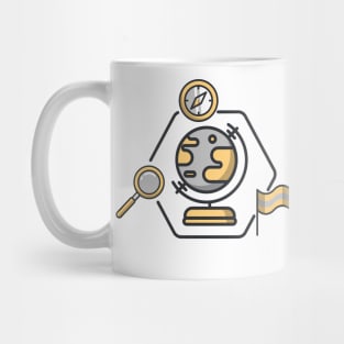 geography symbol Mug